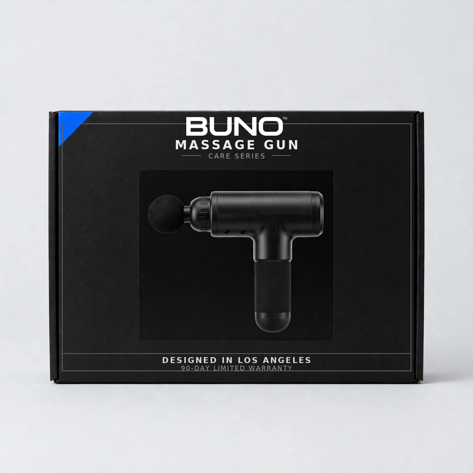 BUNO Massage Gun, product packaging